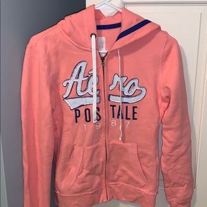Zip up Aeropostale hoodie